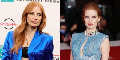 Jessica Chastain Looks Gorgeous in Two Gucci Looks at Rome Film Festival - www.justjared.com - Italy
