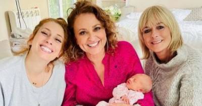Nadia Sawalha gushes over Stacey Solomon's baby as they meet for first time - www.ok.co.uk