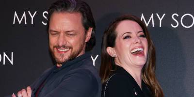 Claire Foy & James McAvoy Strike a Pose at the 'My Son' Premiere in Paris! - www.justjared.com - France