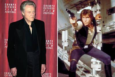 Star Wars - George Lucas - Christopher Walken - Christopher Walken on losing ‘Star Wars’ role to Harrison Ford: ‘I’d have been awful’ - nypost.com - county Harrison - county Ford