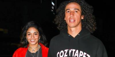 Vanessa Hudgens & Boyfriend Cole Tucker Hold Hands at The Rolling Stones Concert in L.A. - www.justjared.com - Los Angeles