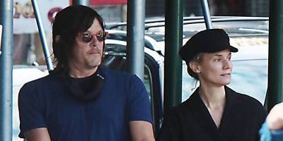 Diane Kruger & Norman Reedus Couple Up For Walk in NYC - www.justjared.com - New York