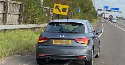 Traffic police arrest tailgating driver speeding at 95mph on the M60 - www.manchestereveningnews.co.uk - Manchester