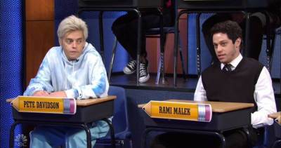 Rami Malek & Pete Davidson Impersonate Each Other in Hilarious 'Saturday Night Live' Sketch - Watch! - www.justjared.com