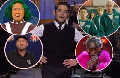 Rami Malek Flaunts His 'Resting Villain Face,' Turns Squid Game Into A Country Song, & More -- Check Out The SNL Highlights HERE! - perezhilton.com - county Johnson - Austin, county Johnson