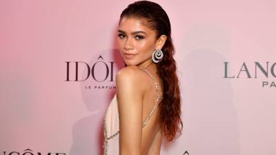 Zendaya Just Wore a Crop Top Made of Chains—And Blunt Bangs—on the Red Carpet - www.glamour.com