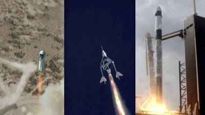 A New Discovery Plus Special Goes Inside the Billionaire Space Race: Watch an Exclusive Preview - www.etonline.com