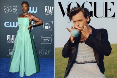 Billy Porter trashes Vogue over Harry Styles dress cover - nypost.com