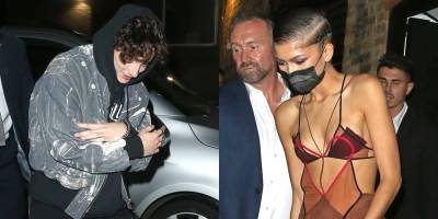 Zendaya & Timothee Chalamet Step Out for the 'Dune' Premiere After Party in London! - www.justjared.com - London