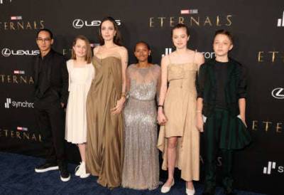 Angelina Jolie’s daughter wears her mother’s Oscars dress to Eternals premiere - www.msn.com - Los Angeles