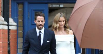 Frank Lampard - Coleen Rooney - Kate Wright - Christine Lampard - Jamie Redknapp - Abbey Clancy - Previous WAG wedding dresses as Frida Redknapp shows off blossoming baby bump - ok.co.uk - city Sandra