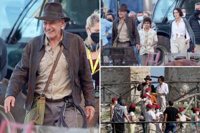 Antonio Banderas - Phoebe Waller-Bridge - Harrison Ford back on ‘Indiana Jones’ set — and appears to be doing OK - nypost.com - Indiana - county Harrison - county Ford - county Waller