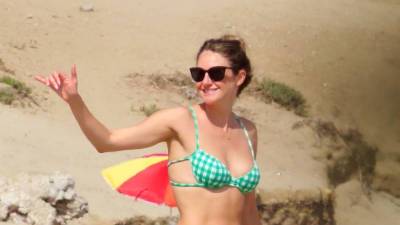 Shailene Woodley enjoys beach day in green-checkered bikini - www.foxnews.com - California
