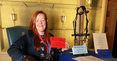 Lanarkshire woman claims top award at national saddlery competition - www.dailyrecord.co.uk - county Hand