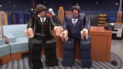 Jerry Seinfeld and Jimmy Fallon Transform Into Clumsy Human Legos on ‘The Tonight Show’ (Video) - thewrap.com - county Bryan