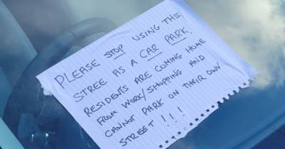 Sisters find note 'stuck to Range Rover windscreen with silicone' after parking on street - www.manchestereveningnews.co.uk