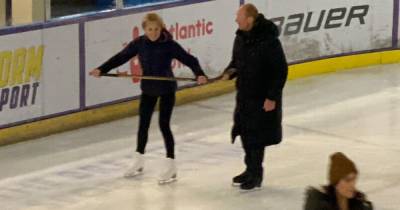 Corrie's Sally Dynevor fuels Dancing On Ice rumours as she trains with pro - www.ok.co.uk