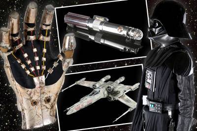 ‘Star Wars’ props including Anakin’s lightsaber set to be auctioned - nypost.com - London