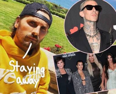 Scott Disick 'Avoids' Kardashian Family Events So He Doesn't Have To See Travis Barker -- And 'Feels Like An Outcast' Now - perezhilton.com