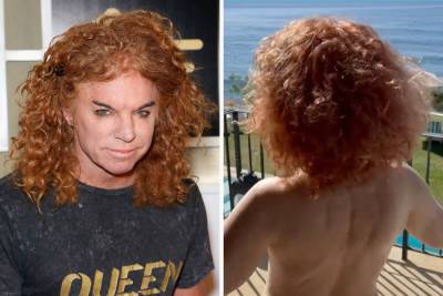‘Carrot Top’ video is going viral — but it’s really Kathy Griffin topless - nypost.com