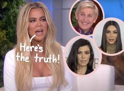 Khloé Kardashian Dishes On Kim's SNL Job, Kourtney's Public Urination, & True's 'Shady' Halloween Costume! - perezhilton.com