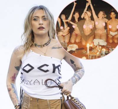 Paris Jackson Poses Topless With Friends During Full Moon Ritual -- Look! - perezhilton.com