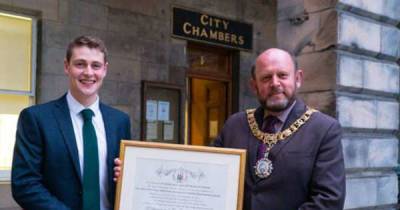 Bake Off winner Peter Sawkins named honorary city Burgess - www.msn.com - Britain - Scotland