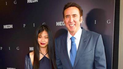 Nicolas Cage, 57, Wife Riko Shibata, 26, Hold Each Other Close As They Embrace On Magazine Cover - hollywoodlife.com