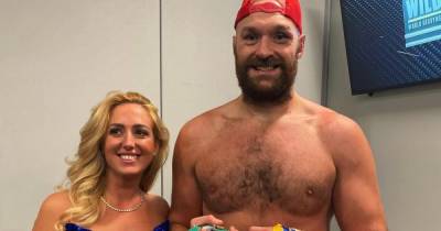 Tyson Fury looks unrecognisable with long hair at age 17 as he poses with Paris - www.ok.co.uk
