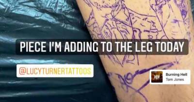 Love Island's Liam Reardon gets tattoo of Tom Jones on his leg - www.msn.com
