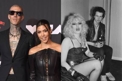 Travis Barker And Kourtney Kardashian Get Dressed Up As Sid & Nancy: ‘Till Death Do Us Part’ - etcanada.com