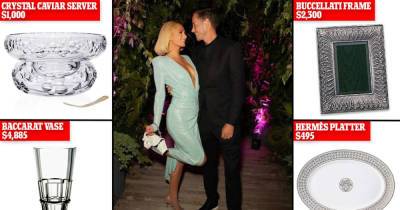 Paris Hilton's $61,254 wedding registry includes $4,885 Baccarat vase - www.msn.com