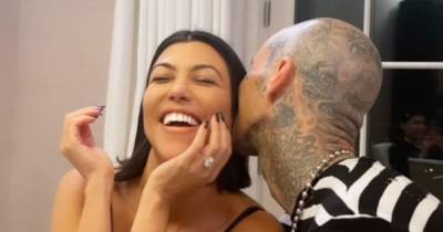 Kourtney Kardashian and Travis Barker 'want to have a baby together' after engagement - www.ok.co.uk