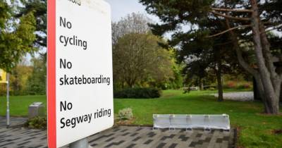 'Burnham bikes' installed in area of Salford University - where cycling is BANNED - www.manchestereveningnews.co.uk