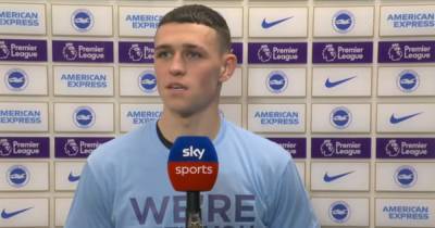 Phil Foden outlines his tactical switch key to Man City first-half rout vs Brighton - www.manchestereveningnews.co.uk - Manchester