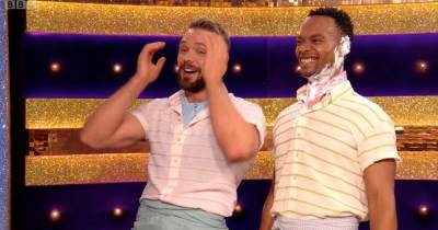Strictly fans in hysterics over John Whaite's friend's cheeky remark after dance as he tops leaderboard - www.ok.co.uk - city Charleston