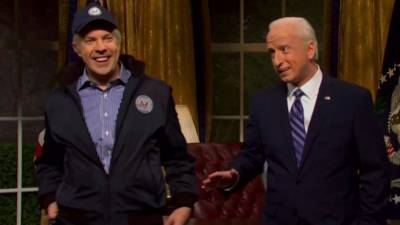 'Saturday Night Live': Jason Sudeikis' 2012 Joe Biden Returns to Give Pep Talk to Current Day Biden - www.etonline.com - county Johnson - Austin, county Johnson