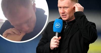 'Class of ninety-toe!': Paul Scholes' daughter shares bizarre footage of former United ace - and divides the internet - www.manchestereveningnews.co.uk - Manchester