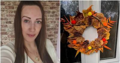 Shoppers 'amazed' by mum's £1 autumn wreath she created with her young son - www.manchestereveningnews.co.uk