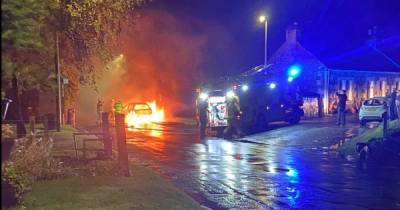 Fireball as car bursts into flames after 'loud explosion' in Fife - www.dailyrecord.co.uk - Scotland