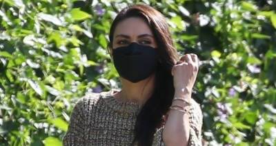 Mila Kunis Embraces Sweater Weather While Heading to Afternoon Meeting - www.justjared.com - Los Angeles