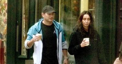 Frank Lampard - Christine Lampard - Christine Lampard and husband Frank cut casual figures as they step out for coffee run - ok.co.uk