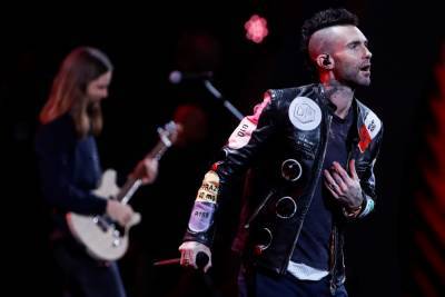 Fan Jumps On Stage To Hug Adam Levine During Concert - etcanada.com