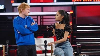 Ed Sheeran - Ariana Grande - Dalton Gomez - 'The Voice': Ariana Grande and Ed Sheeran Talk Married Life and the First Time They Met - etonline.com