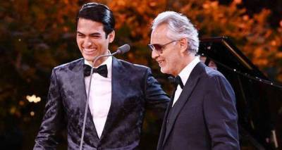 Andrea Bocelli performs with son Matteo and daughter Virginia 'Matteo is so nervous' - www.msn.com - Virginia
