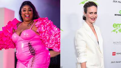 Lizzo Sarah Paulson Recreate Viral ‘AHS’ Scene On Red Carpet In Hilarious Video - hollywoodlife.com - USA - county Story