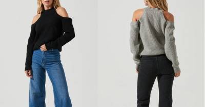 This Statement-Making Ribbed Sweater Has Shoppers Instantly Smitten - www.usmagazine.com