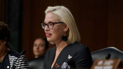 Kyrsten Sinema Shredded for Wearing a Jean Jacket to Preside Over the Senate: ‘Does She Think This Is a F–ing Rodeo?’ (Video) - thewrap.com