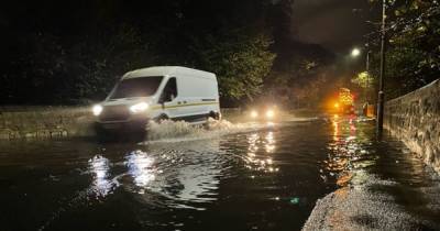 Torrential downpours turn Falkirk area roads into mini rivers - www.dailyrecord.co.uk