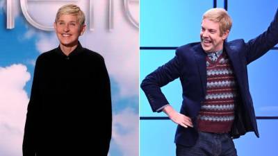 Ellen DeGeneres Reacts to Jason Sudeikis' 'Mellen' Spoof From 'SNL' - www.etonline.com
